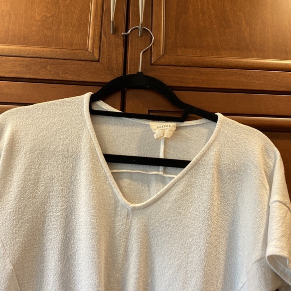 Harper Heritage faux tie cream T-shirt - Picture 2 of 6